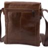 Кожаная мужская сумка без надписей Leather Collection (10368) - 4