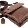 Кожаная мужская сумка без надписей Leather Collection (10368) - 5