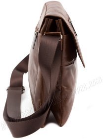 Шкіряна чоловіча сумка без написів Leather Collection (10368)