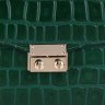 Сумка женская кросс-боди из натуральной кожи с фактурой кроко Ashwood Green 93995 (Зеленый) фото №6 Сумка женская кросс-боди из натуральной кожи с фактурой кроко Ashwood Green 93995 (Зеленый) modnotak фото - 6