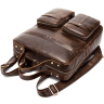 Сумка-рюкзак для ноутбука з вінтажній шкіри коричневого кольору Vintage (20035) - 6