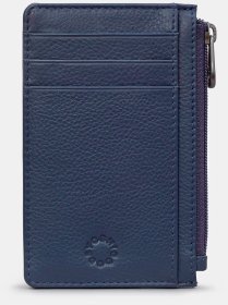 Кардхолдер из натуральной кожи темно-синего цвета Yoshi Morton (Великобритания) 94395