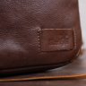 Чоловіча компактна сумка сумка-планшет із коричневої шкіри SHVIGEL (19103) - 9