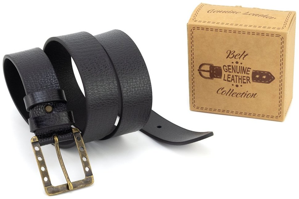 Ремень из итальянской кожи с бронзовой пряжкой Gherardini 40815 Италия фото №6 Ремень из итальянской кожи с бронзовой пряжкой Gherardini 40815 Италия modnotak фото №6