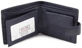 Портмоне з трьома відділеннями для купюр на кнопці BOSTON (18365)