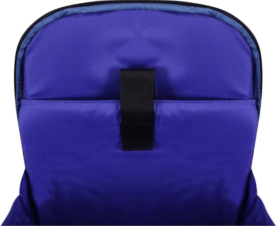 Синій чоловічий рюкзак із текстилю з відсіком під ноутбук Bagland (55495)