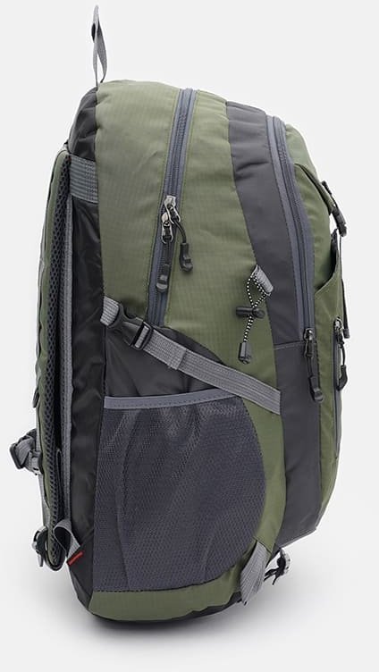 Зелений чоловічий рюкзак із текстилю на блискавці Monsen (55995)