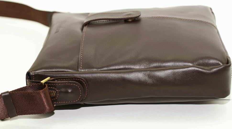Мужская наплечная сумка из гладкой кожи VATTO (11936)