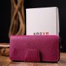 Яркий вместительный женский кошелек из натуральной кожи высокого качества KARYA (2421160) - 9