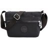 Черная женская текстильная сумка-мессенджер с одной лямкой Confident 77595 - 1