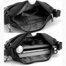 Черная женская текстильная сумка-мессенджер с одной лямкой Confident 77595 - 2