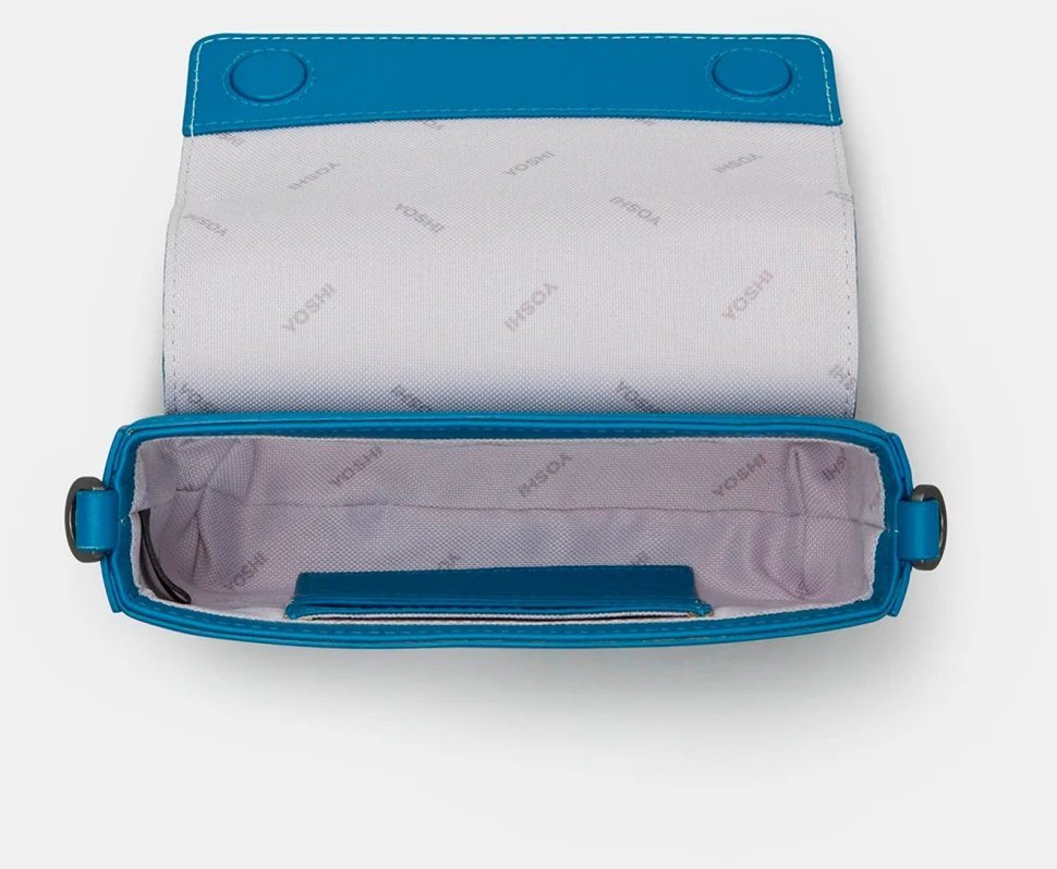 Городская женская сумка из качественной кожи Yoshi YB260 Palmer 97795 голубого цвета modnotak фото №3