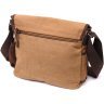 Коричневая мужская сумка из текстиля для ноутбука 13 дюймов Vintage 2422201 - 2