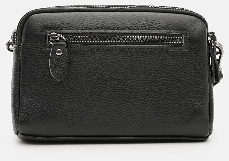 Женская сумка кросс боди из фактурной кожи через плечо Borsa Leather 108895 modnotak фото №3