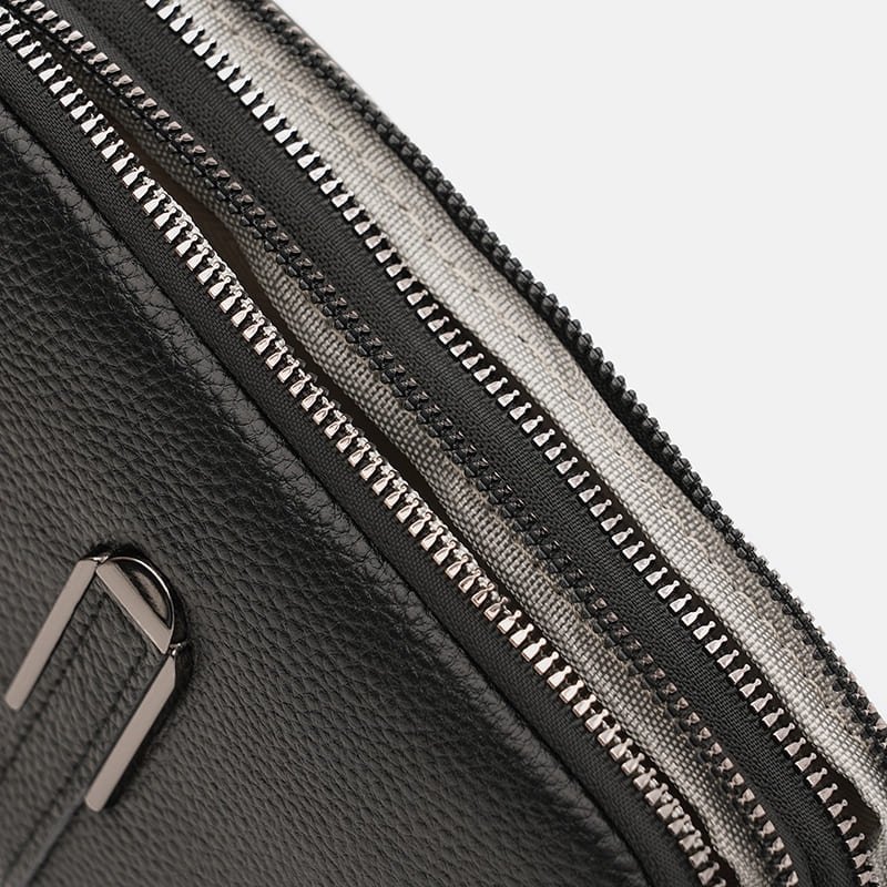 Женская сумка кросс боди из фактурной кожи через плечо Borsa Leather 108895 modnotak фото №5