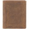Винтажное мужское портмоне из коричневой кожи для купюр и пластиковых карт Visconti Saber 68995 - 1