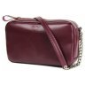 Жіноча шкіряна сумка-кроссбоді бордового кольору BlankNote Faith 78995 - 1