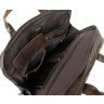 Універсальна ділова шкіряна сумка коричневого кольору VINTAGE STYLE (14152) - 8