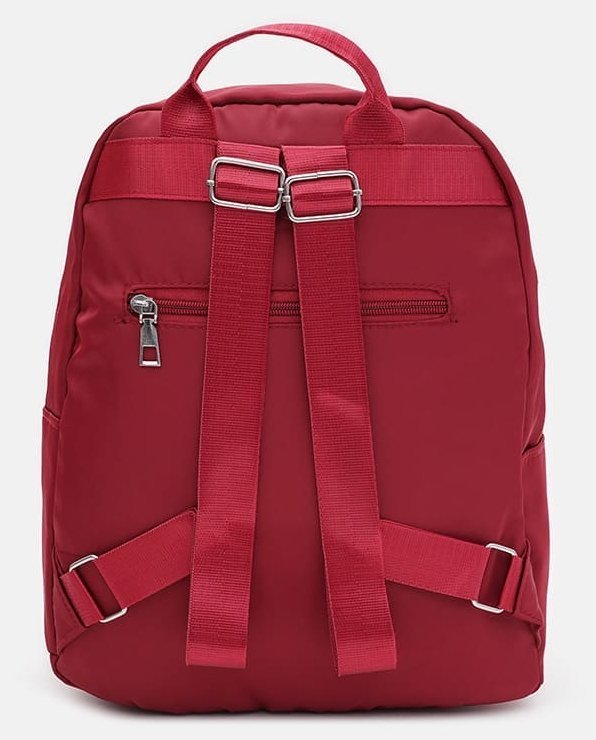 Червоний жіночий рюкзак великого розміру із текстилю Monsen 71796