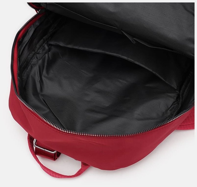 Красный женский рюкзак большого размера из текстиля Monsen 71796