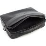Мужская деловая кожаная сумка под ноутбук на два отделения H.T Leather (62196) - 8