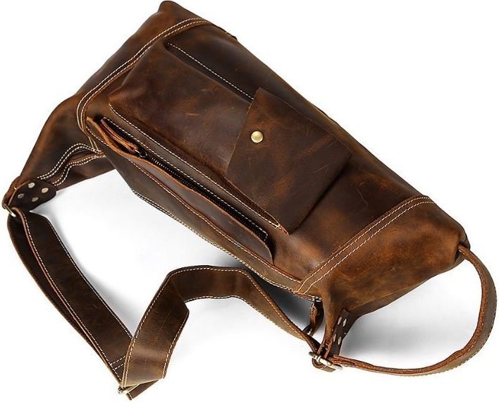 Оригінальна чоловіча сумка - рюкзак в стилі вінтаж VINTAGE STYLE (14782)