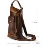 Оригинальная мужская сумка - рюкзак в стиле винтаж VINTAGE STYLE (14782) - 10