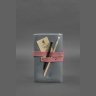 Женский кожаный блокнот (Софт-бук) в серо-розовом цвете - BlankNote (42496) - 4