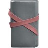 Женский кожаный блокнот (Софт-бук) в серо-розовом цвете - BlankNote (42496) - 1