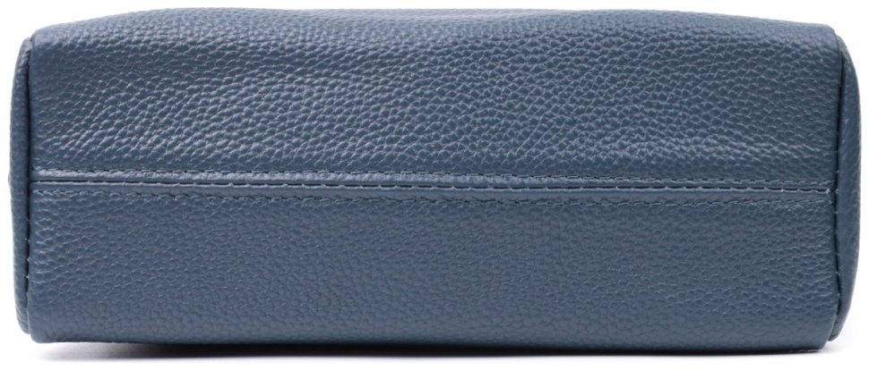 Элегантная женская сумка из натуральной кожи Vintage 2422652  синего цвета modnotak фото №6