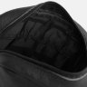Бюджетная кожаная мужская сумка на плечо черного цвета Keizer (21909) - 5