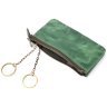 Ключница кожаная зеленого цвета в стиле винтаж Tony Perotti 103296 modnotak фото - 8