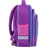 Фіолетовий шкільний рюкзак для дівчаток з текстилю з єдинорогом Bagland (53696) - 3