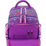 Фіолетовий шкільний рюкзак для дівчаток з текстилю з єдинорогом Bagland (53696) - 6