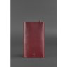 Бордовый клатч-органайзер из натуральной кожи с гладкой поверхностью BlankNote (12918) - 6