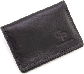 Обложка из итальянской кожи для ID-документа Grande Pelle 64296 Черный