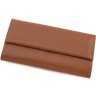Світло-коричневий гаманець з натуральної шкіри з двома автономними відділеннями Tony Bellucci (10821) - 4