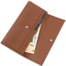 Світло-коричневий гаманець з натуральної шкіри з двома автономними відділеннями Tony Bellucci (10821) - 2