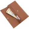 Світло-коричневий гаманець з натуральної шкіри з двома автономними відділеннями Tony Bellucci (10821) - 7