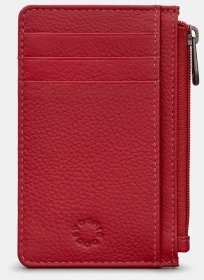 Кардхолдер із натуральної шкіри червоного кольору Yoshi Morton (Великобританія) 94396