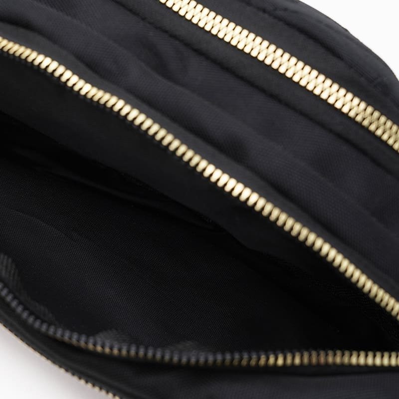 Текстильная женская сумка на пояс черного цвета Monsen 104496 modnotak фото №3