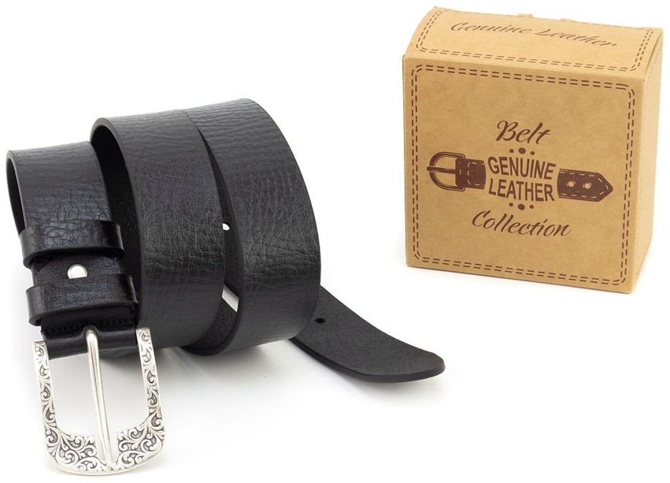 Женский итальянский ремень с винтажной пряжкой с орнаментом Gherardini 40816 modnotak фото №6