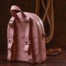 Практичный женский рюкзак из натуральной кожи розового цвета Shvigel (16319) - 8