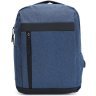 Чоловічий рюкзак із синього поліестеру з відсіком під ноутбук Monsen 64896 - 1
