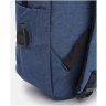 Чоловічий рюкзак із синього поліестеру з відсіком під ноутбук Monsen 64896 - 6