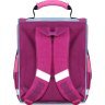Школьный каркасный рюкзак из текстиля с рисунком ламы - Bagland 55396 - 4