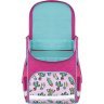 Школьный каркасный рюкзак из текстиля с рисунком ламы - Bagland 55396 - 6