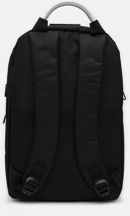 Мужской городской рюкзак черного цвета из полиэстера Monsen (21434)
