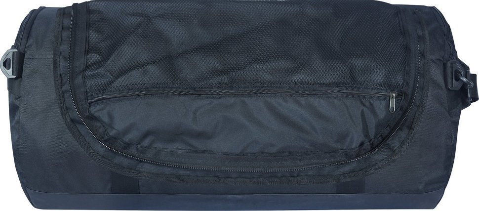 Текстильная дорожная сумка-рюкзак черного цвета Bagland БАУЛ 55696