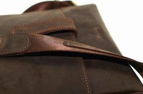 Мужская кожаная сумка винтажного стиля VATTO (11937) - 2